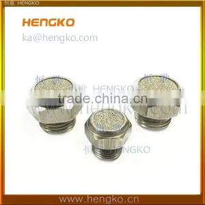 Sintered Brass Stainless Steel SS 316L Bronze MUFFLER Air Silencer thumbnail-3