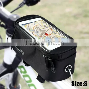Roswheel Bicycle Saddle Phone Bag For 5.5 Inch Touch Screen Phone Holder Handlebar Pack 3 Colors S M L thumbnail-1
