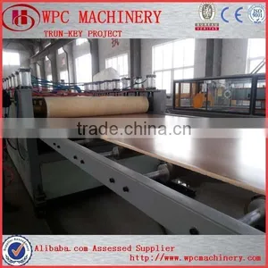 2017 New China Plastic Machinery PVC Skinning Board Extrusion Production Line thumbnail-3