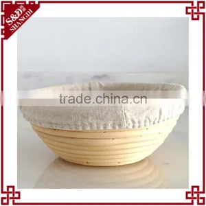 Cheap Custom Sizes Bread Usage Rattan Banneton Basket With Liner thumbnail-4