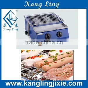 WX-252A Home Use and Commercial Use Gas Fuel Smokeless Enviromental Barbecue Grill Machine on Hot Sale Best Price thumbnail-1