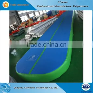 High Quality Double Wall Fabric Inflatable Gym Air Tumble Track For Sale thumbnail-1
