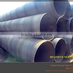ASTM A53 Coal Tar Epoxy Coating Spiral Steel Pipe thumbnail-1