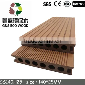 G&S Green and Eco-friendly Wood Plastic Composite Decking Flooring /wpc Decking Boards thumbnail-1