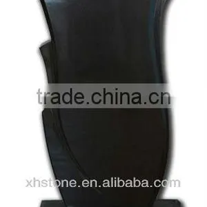Russian Black Polished Memorial Tombstone thumbnail-1
