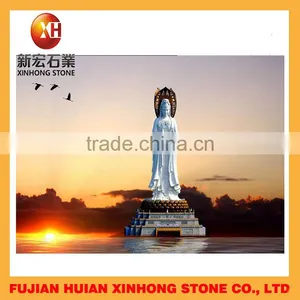 Hand Carved Sitting Life Size Buddha Statue for Garden Decoration thumbnail-6