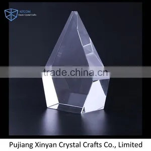 New Products Attractive Style Cheap Clear Crystal Trophy in Many Style thumbnail-1