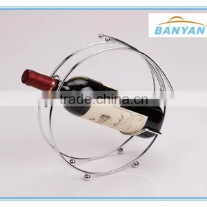 Wine Rack Stainless Steel, Wine Bottle Holder Metal thumbnail-1