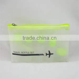 Plastic Color Cheap Travel Bottle Set for Women Travel Boottle Kit With Green Cap thumbnail-1