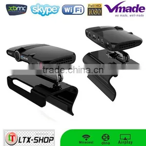 Hot-selling Android TV Box With 5.0 Camera OTT Box 5.0MP Camera MIC Website Quad Core H3 Allwinner Android TV Box thumbnail-1