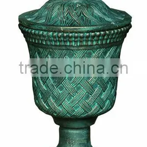 Assurance Antique Cast Iron Garden Urns HS-P-375 thumbnail-1