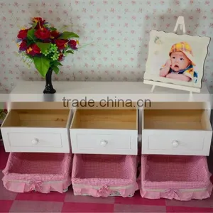Small Antique Wooden Storage Cabinet in Living Room thumbnail-2