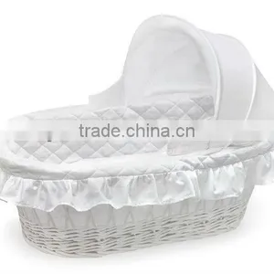 Natural Material Woven Baby Basket / Safe Baby Bassinet thumbnail-6