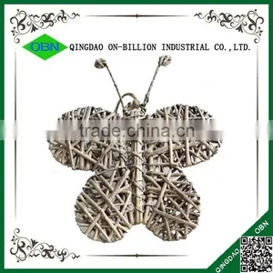 Christmas Hanging Wicker Wreath thumbnail-4