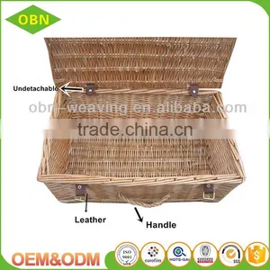 Wholesale High Quality Custom Cheap Empty Wicker Empty Bulk Picnic Baskets thumbnail-2