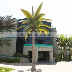 Pink Artificial LED Lights Palm Tree Led Light Show Tree and Flowers Artificial Purple Palm Tree thumbnail-3