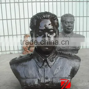 Metal Modern Bust Statue Famous Man Sculpture thumbnail-1