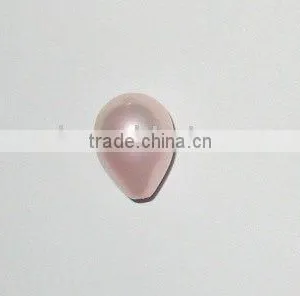 Loose 14-19mm Peach Raindrop Shell Pearls Beads thumbnail-1