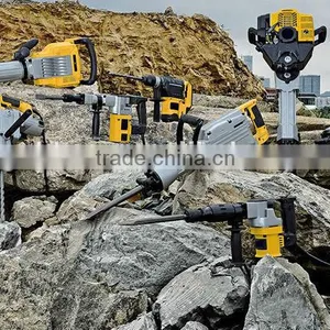 65mm 1520w Concrete Jack Breaker Hammer Portable Electric Rock Demolition Hammer China thumbnail-6
