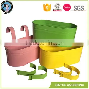 Hanging Metal Bucket Flower Pots & Planters thumbnail-1