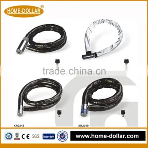Small Chain Combination Iron Chain Black Key Motorcycle Disc Lock thumbnail-1