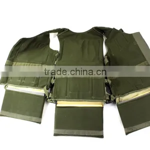 Camouflage Woodland Green Tactical Vest With Pen Flash Light Magazine Pouch for Front Rear thumbnail-6