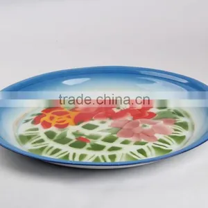 25-80cm Enamelware Tea Tray Deco Enamel Round Tray thumbnail-4