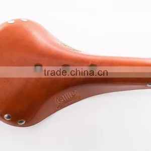 Still Promenade Saddle Vintage Classic Hand Made Leather Bicycle Saddle -Honey thumbnail-3