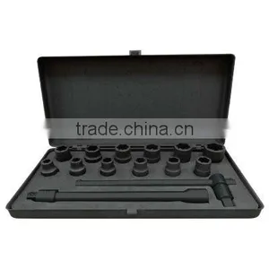 14piece 1/2in. Dr. Tiger Bite Socket Set thumbnail-1
