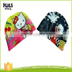 Wholesale Newest Design Cool Cartoon Swimming Cap for Kids/child Gift thumbnail-4