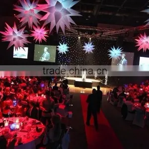 Hanging Inflatable Lighting Decoration/lighting Led Star for Party Decoration thumbnail-3