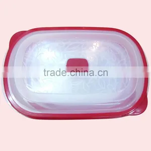 A Three-Piece Plastic Boxes Sets Square Shaped Takeaway Boxes For Food thumbnail-3