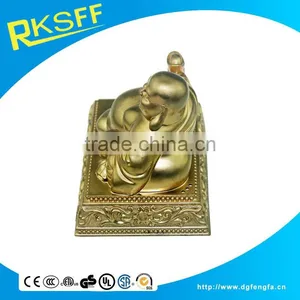 Die Casting Metal Laughing Archaize Buddha Statue for Sale thumbnail-4