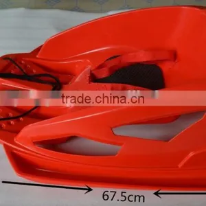 New Winter Sport Snow Baby Mini Toboggan Sled, Kids Outdoor Fun Sports Sledding Child-Sized Toboggan thumbnail-2
