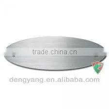 Oval Zum Anschrauben Brass Door Plate thumbnail-1
