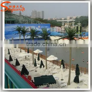 Latest Design Ourdoor Artificial Fack Fiberglass Coconut Tree Decoration Tree thumbnail-3