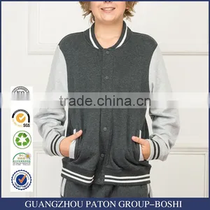 Spring Cotton School Children Casual Baseball Jackets / Varsity Jackets thumbnail-1