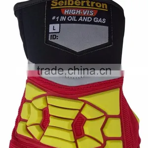 EN388 3541 Multi Purpose Cut Resistant Level 5 Rigging Work Gloves, Palm Reinforcement, Silicone Printed Anti Slip Gloves thumbnail-5