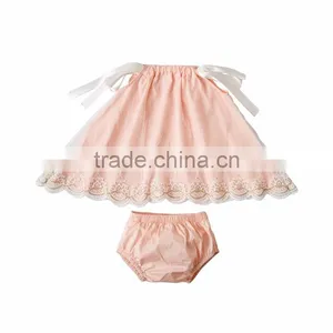 Baby Long Lace Swing Outfits Kids Shorts Set thumbnail-5