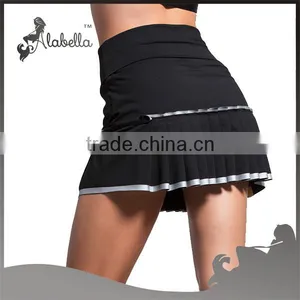 Polyester/spandex Black Gym Skirt Flip Skirt thumbnail-2