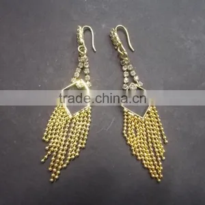 Indian Traditional One Gram Gold Earring thumbnail-1