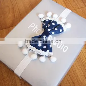 Cute Girl Hair Accessories Little Princess Pom Pom Bowknot Headband Hot Sale thumbnail-4