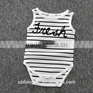 Wholesale Newborn Baby Clothes Summer 100% Cotton Breathable Baby Romper thumbnail-5