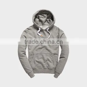 100% Cotton Men's Grey Hoodies thumbnail-1