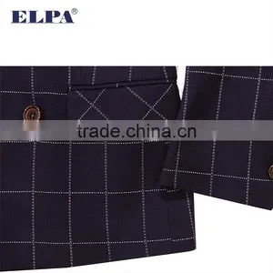 ELPA Plaid Kids Fashion Clothes Fancy 3 Pieces Woolen Kids Boy Suit thumbnail-4