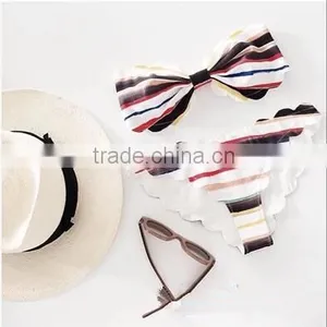 OEM Cheap Popular Sexy Hot Bowknot Beach Girl Lady Bikini thumbnail-3