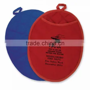 Therma-Grip Oval Oven Mitt/Pot Holder - Oval Oven Mitt Can Also Function as a Pot Holder and Comes With Your Logo thumbnail-1