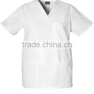 Basic Unisex V-Neck Top thumbnail-3