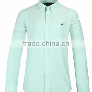 2017 New Style Oxford Men's Long Sleeve Button Down Collar Casual Shirt thumbnail-2