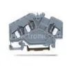 3P or 4P Gray Spring Terminal Block SP204 With 9mm - 10 mm Strip thumbnail-1